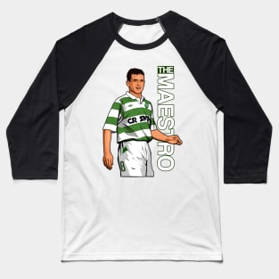 The Maestro Paul McStay Glasgow Celtic FC Baseball T-Shirt